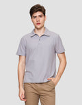 Cole Fancy Solid Popcorn Reverse Kaos Polo Pria