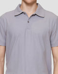 Cole Fancy Solid Popcorn Reverse Kaos Polo Pria
