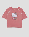 Character Hello Kitty Piping Kaos Anak Perempuan