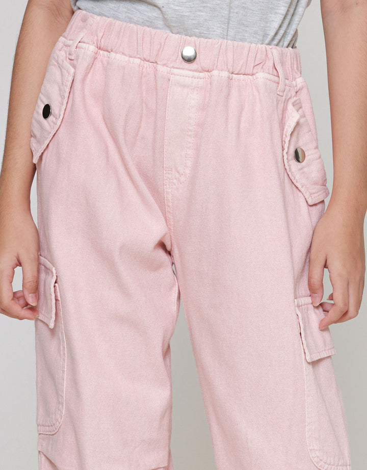 Nevada Cargo Flip Pocket Fold Two Celana Panjang Anak Perempuan