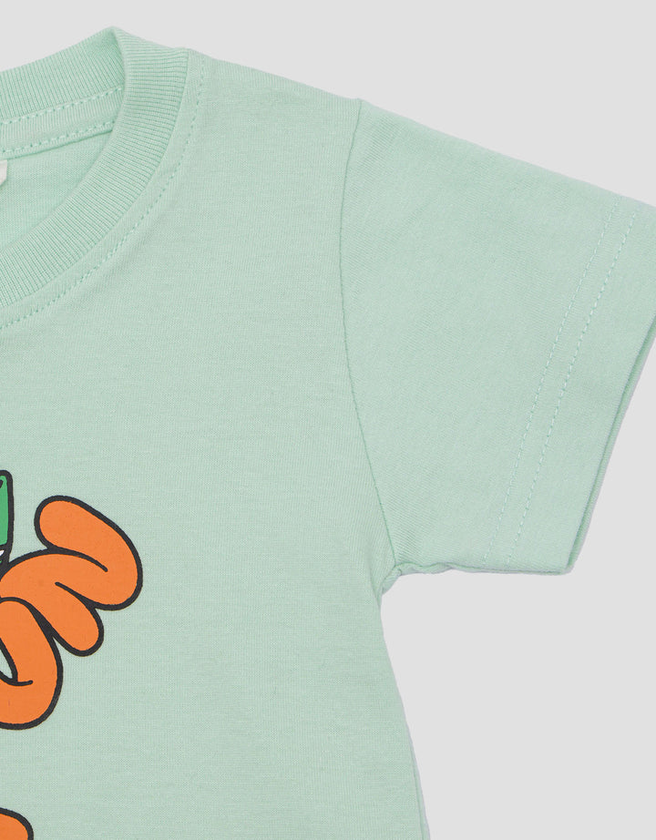 Little M Print Basic Crocodile Kaos Bayi Laki-laki