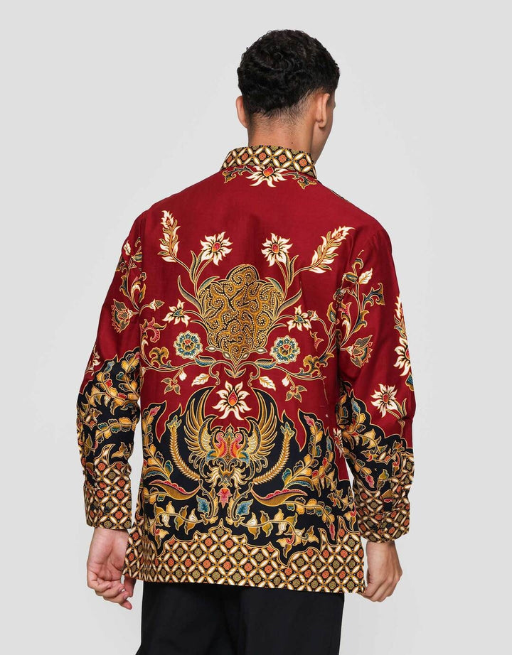 Arjuna Weda Body Fit Gurdo Kemeja Batik Pria