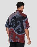 Arjuna Weda Hem Regular Fit Pasung Keris Kemeja Batik Pria