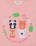 Little M Print 4 Animals Kaos Bayi Perempuan