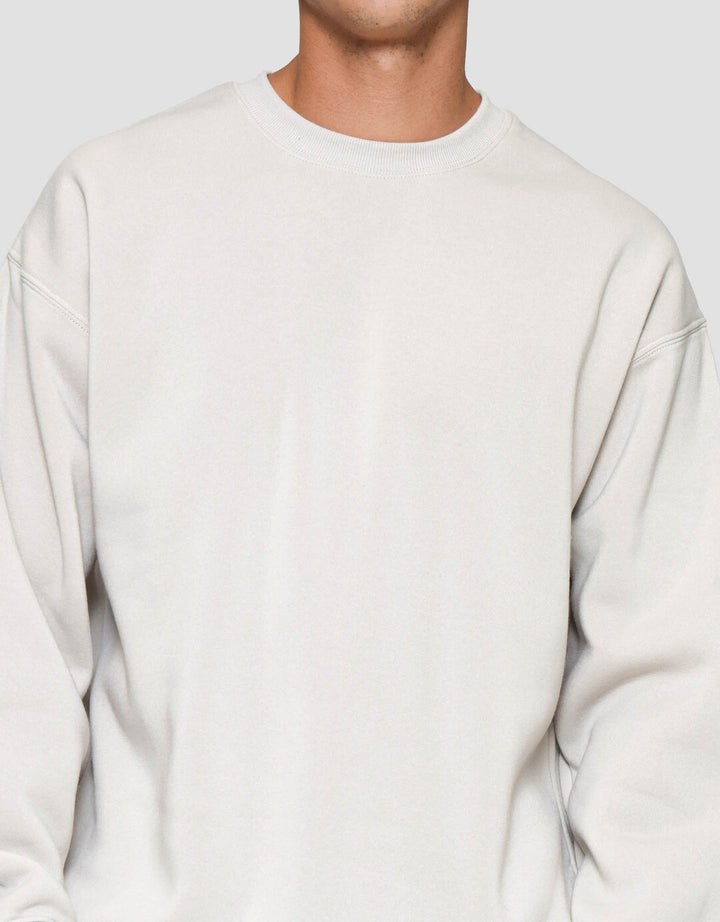 Cole Basic Roun Neck Fleace Sweater Pria