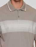 Cole Stripe Chest Kaos Polo Pria