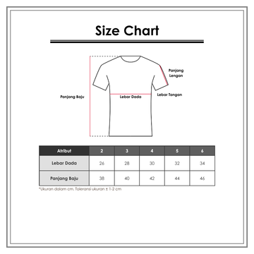 Size Chart_Little M_Wanita_Atasan Anak Perempuan_Kaos