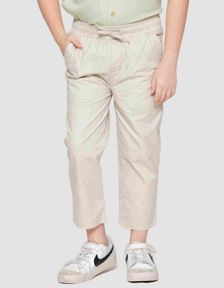 Little M Canvas Boys Long Pants