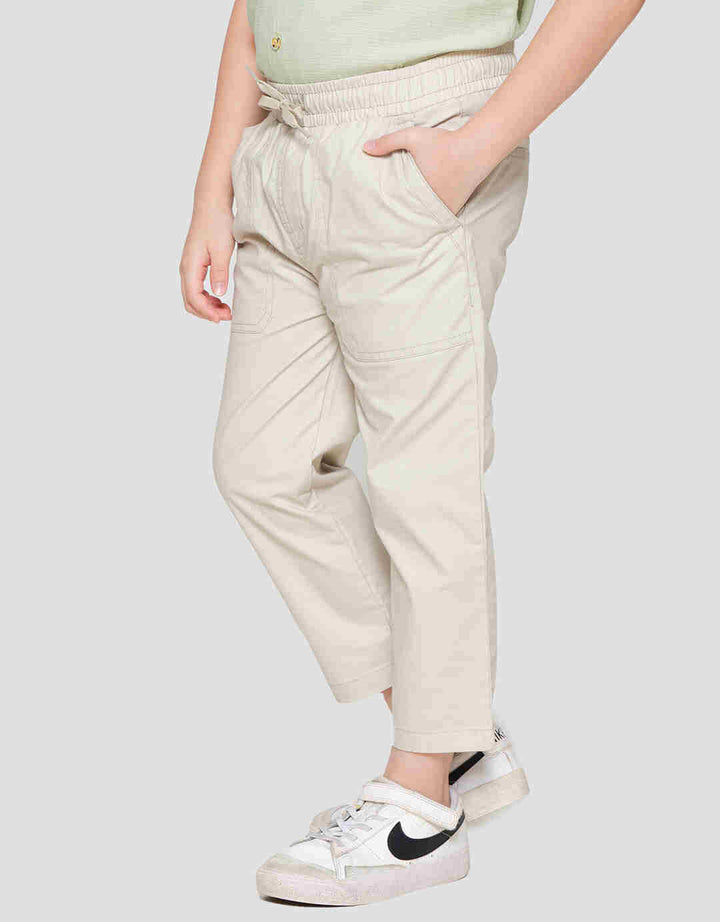 Little M Canvas Boys Long Pants