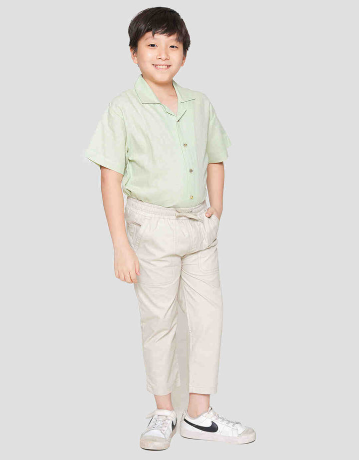 Little M Canvas Boys Long Pants