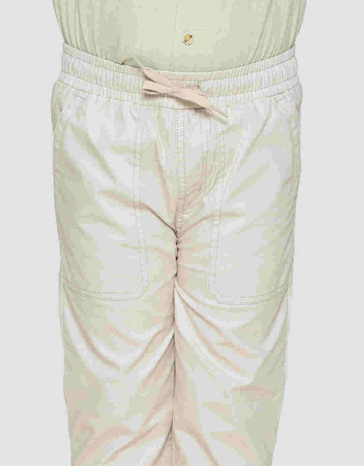 Little M Canvas Boys Long Pants