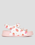 Little M Strawberry Ankle Strap Sandal Anak Perempuan