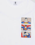 Character Superman Logo Tulisan Kaos Anak Laki-laki