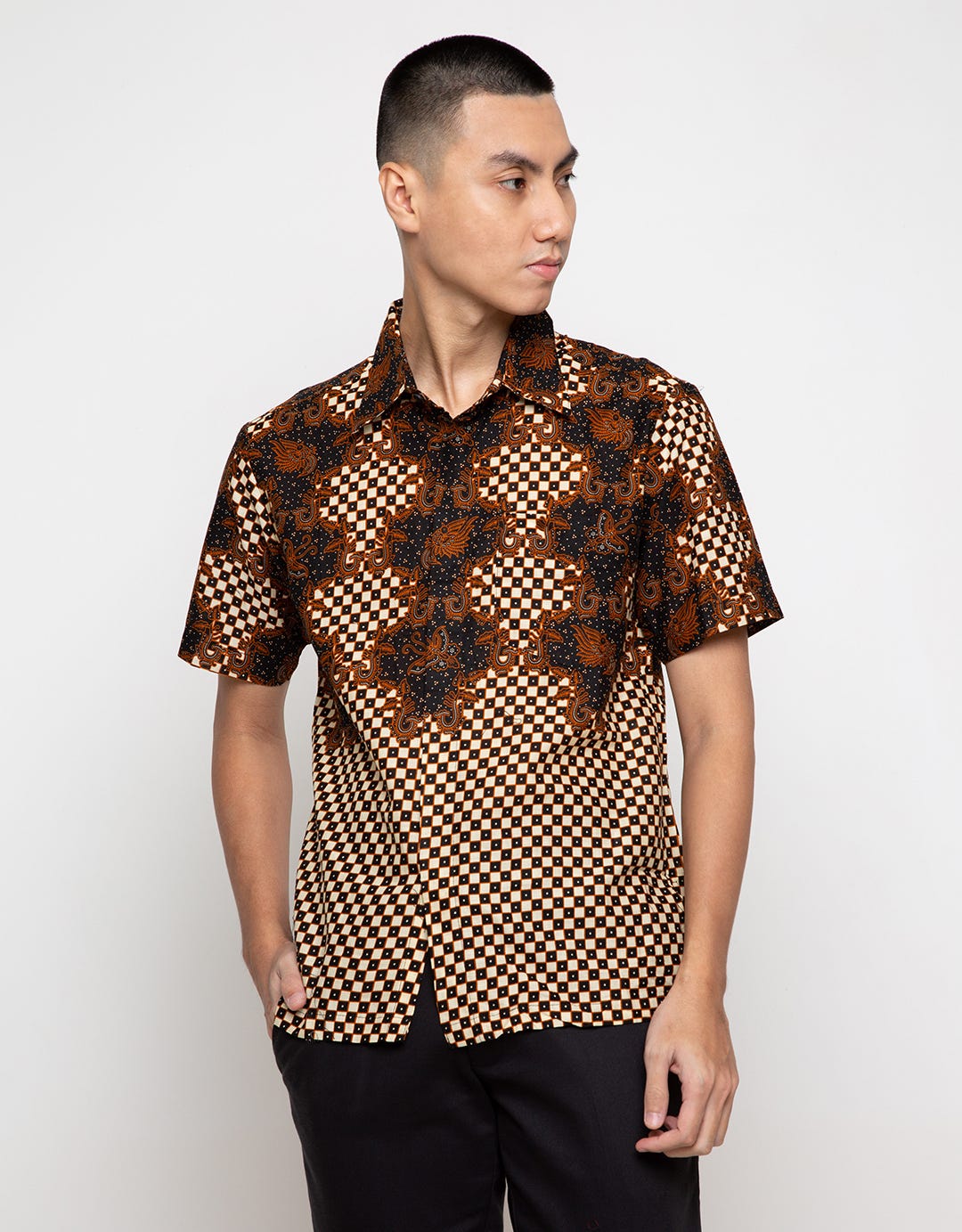Adikusuma Hem Batik Katun Kawung Samarangan 532309108