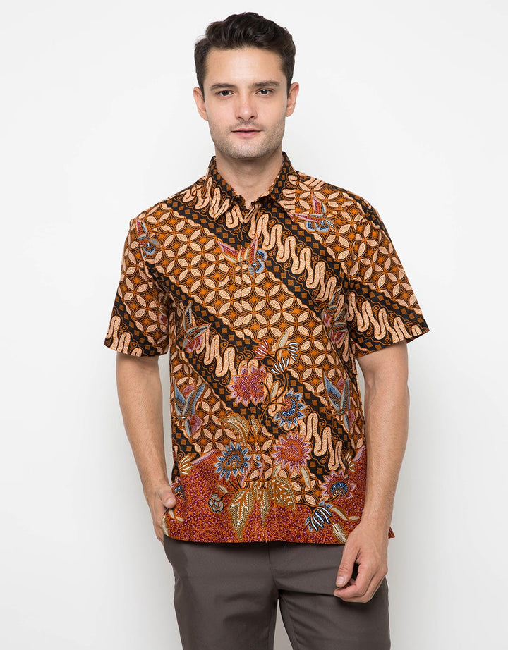 Adikusuma Batik Shirt Parang Matahari