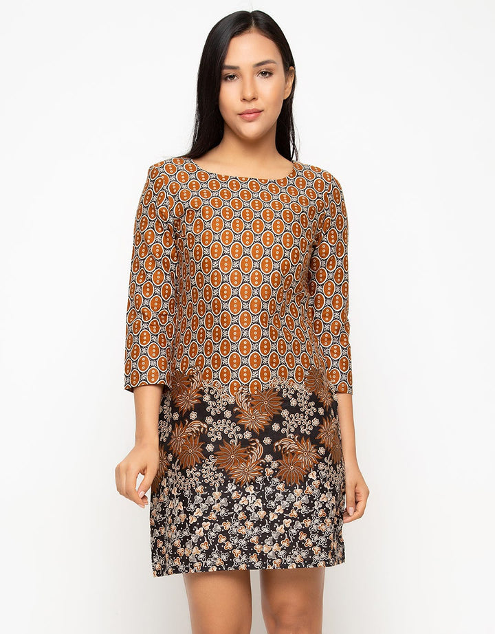 Adikusuma Sackdress Batik Bunga Teratai