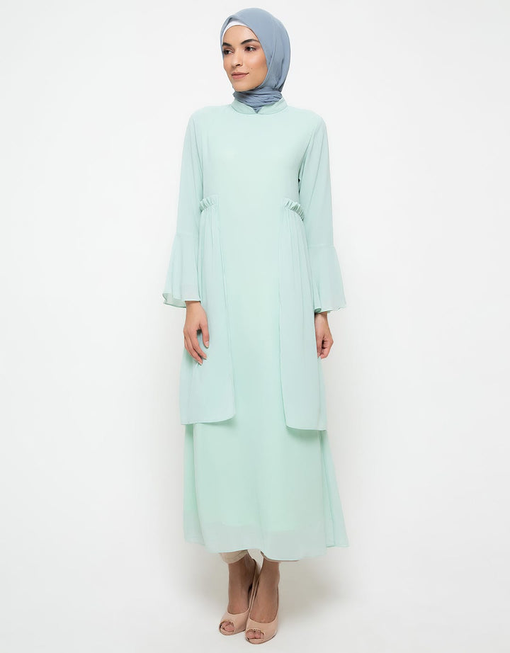 Annisa Baju Gamis Detail Side Layers