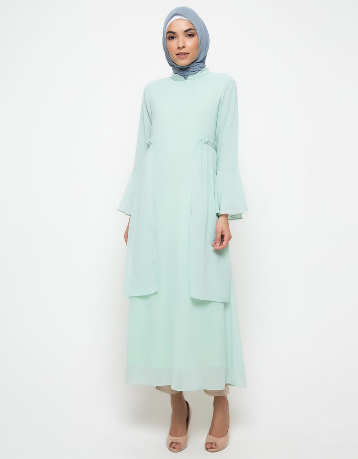 Annisa Baju Gamis Detail Side Layers