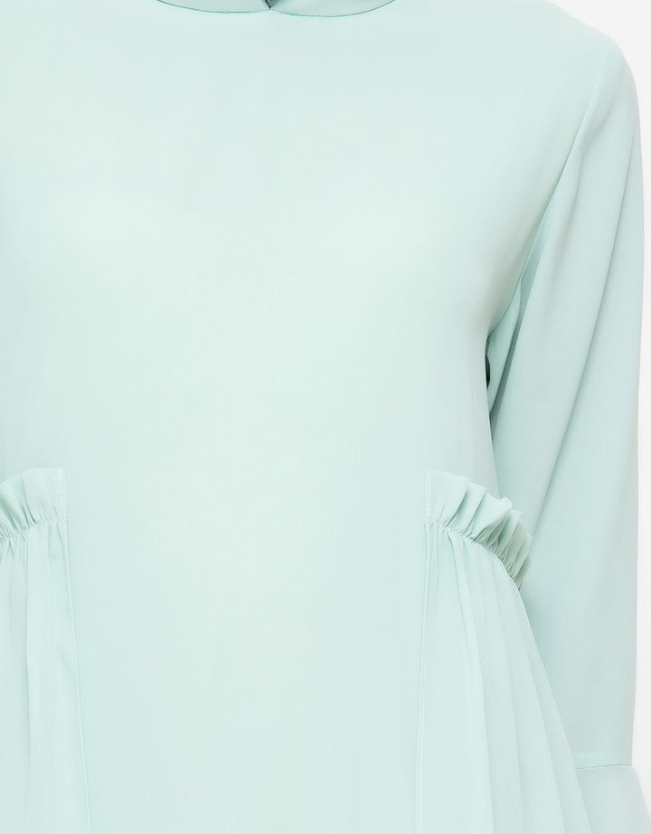 Annisa Baju Gamis Detail Side Layers