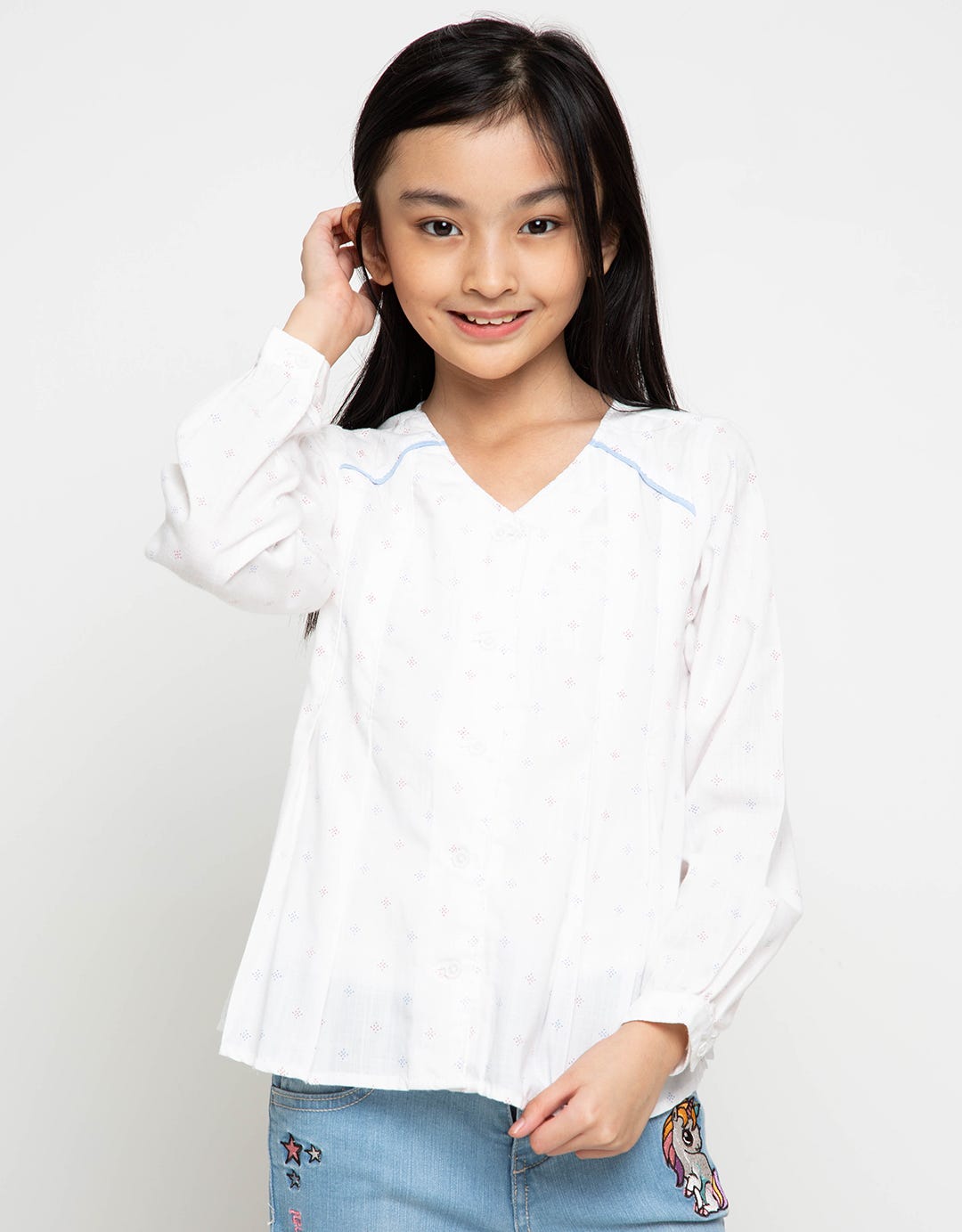 Cardinal Kids Girl Blouse RAMARC0025J.08A