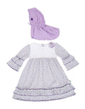 Banana Muslim Dress Floral Cherry Gamis