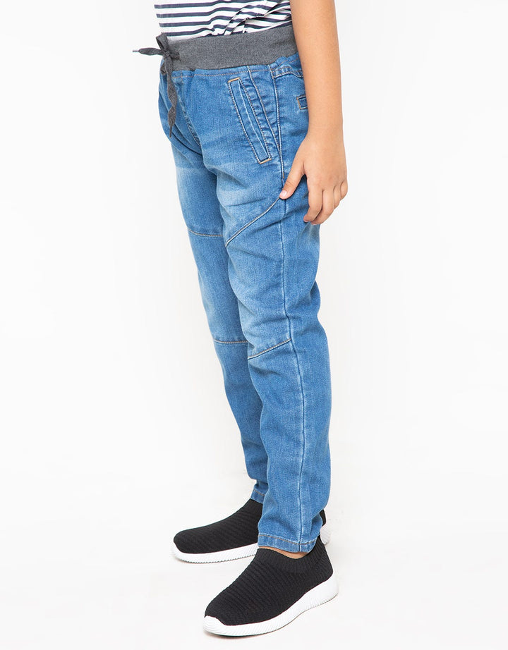 DENIM PANTS CUT N