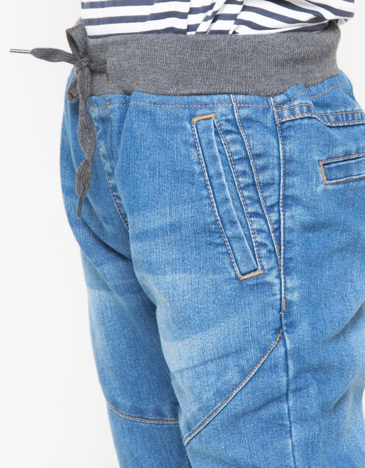 DENIM PANTS CUT N