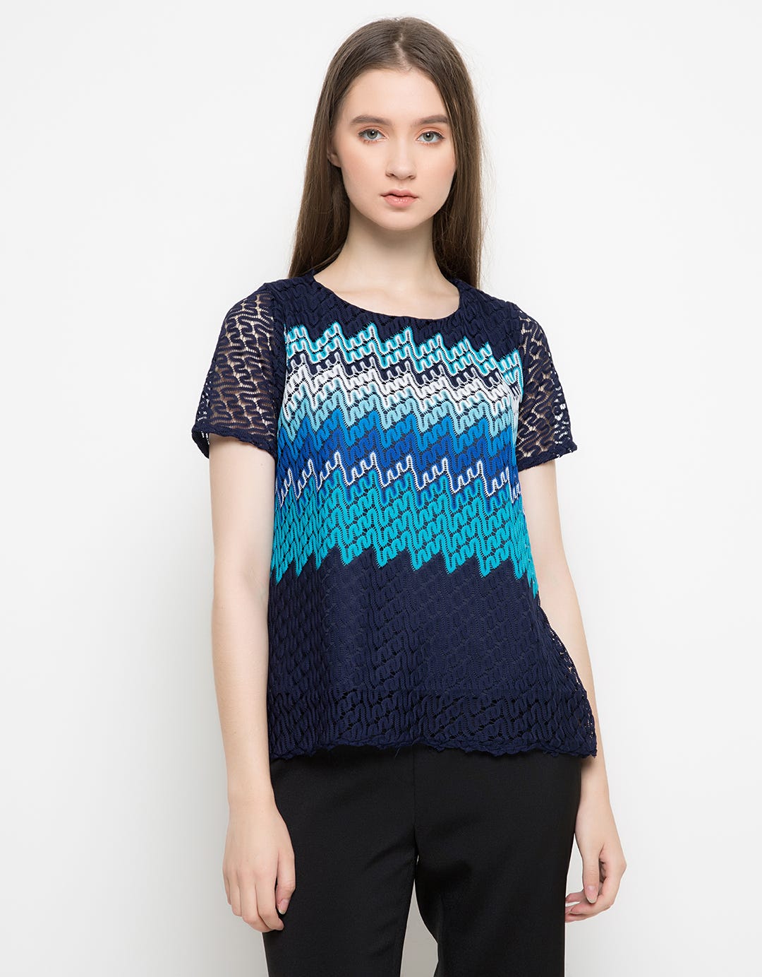 Chanira Blouse Harah Blouse Aqua