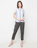 SS BLOUSE STRIPE