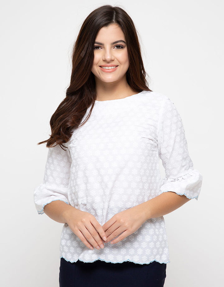 Eprise Georgia Three Quarter Sleeve Blouse