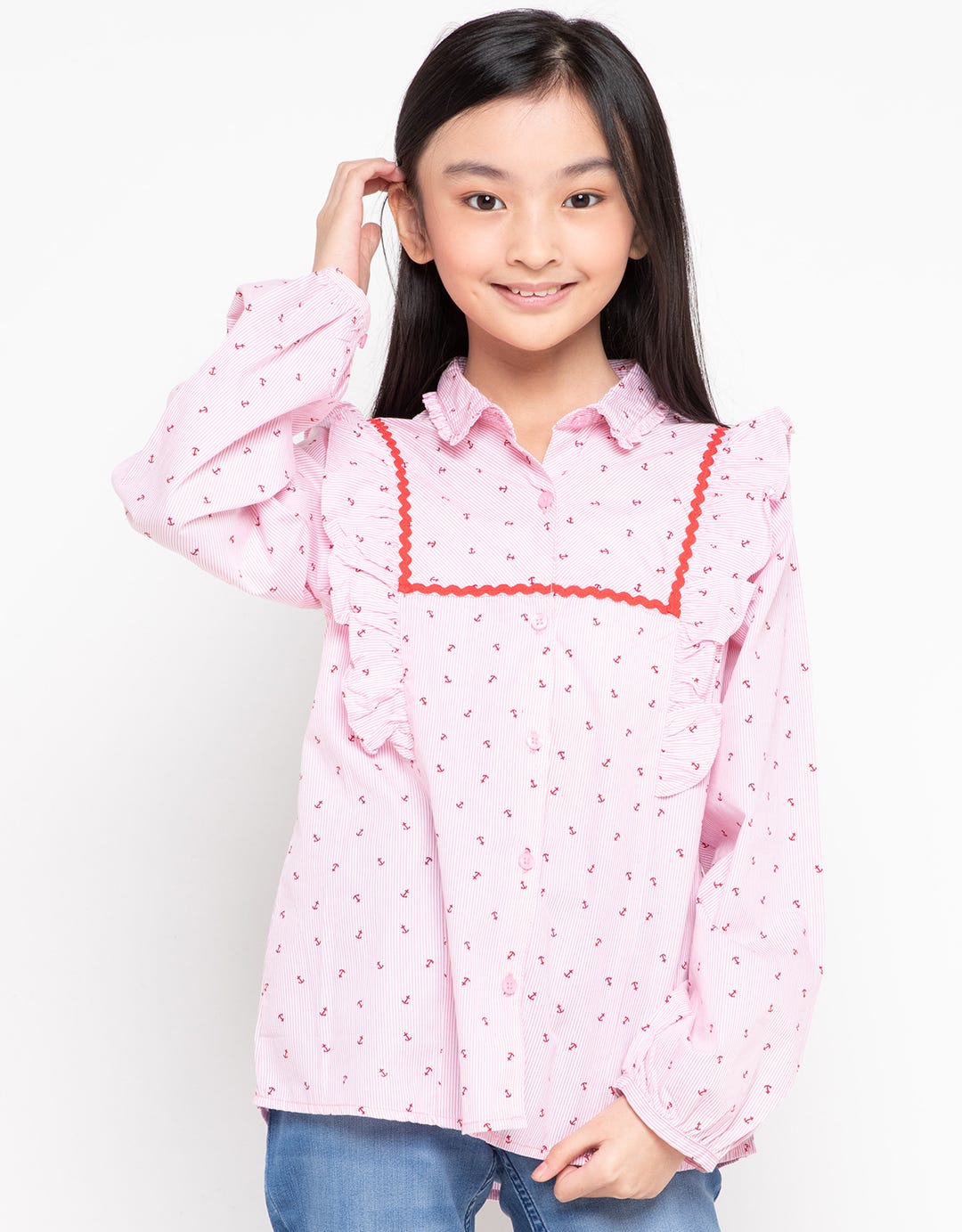 Cardinal Kids Girl Blouse RAMARC0032N.11G