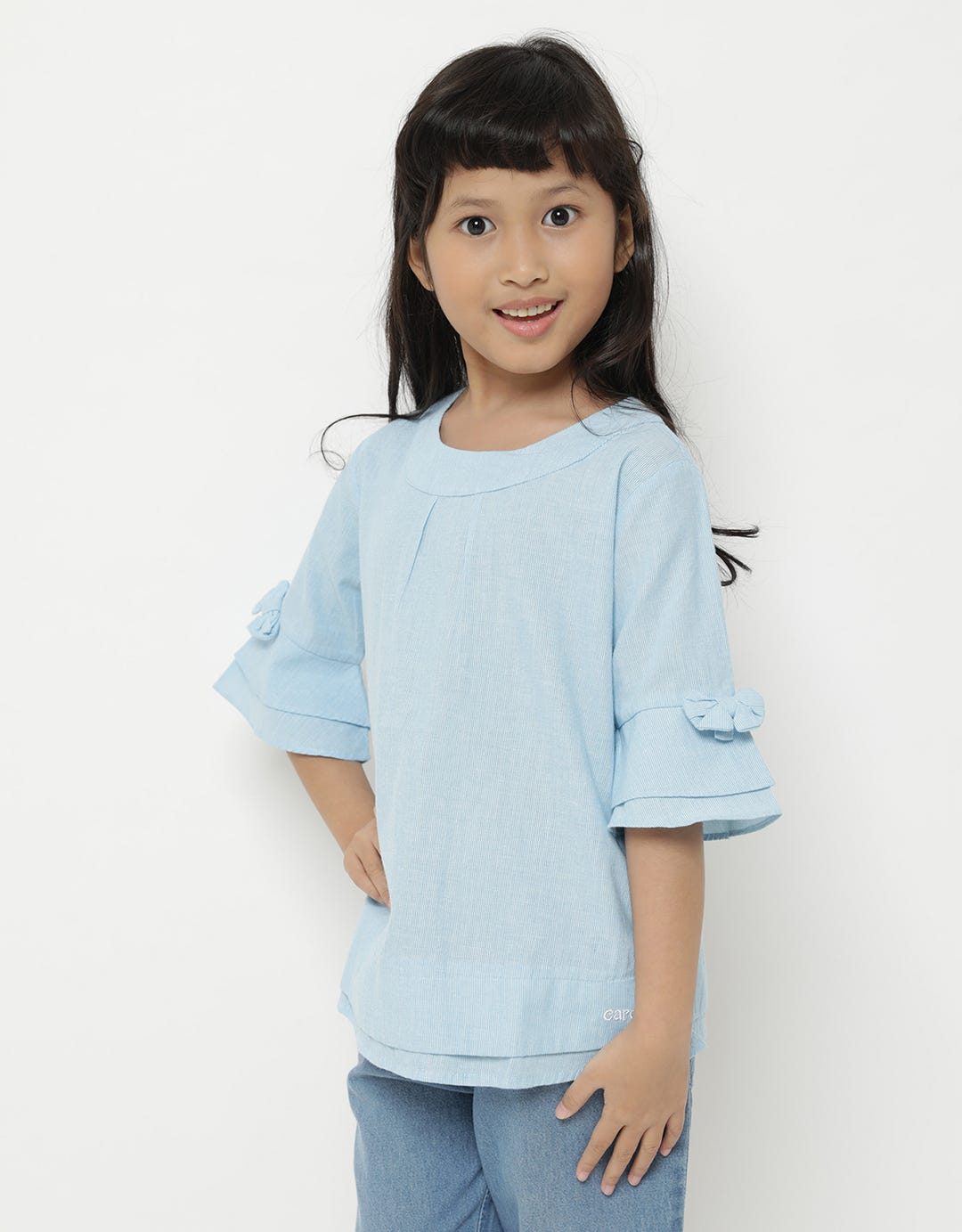 Cardinal Kids Girl Blus Print Stripes