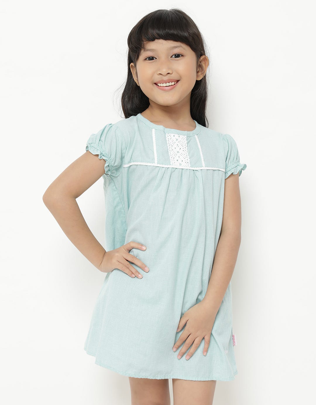 Cardinal Kids Girl Tunik Print Checkers