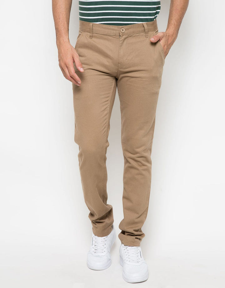 Details Celana Panjang Chinos Non Stretch Twill
