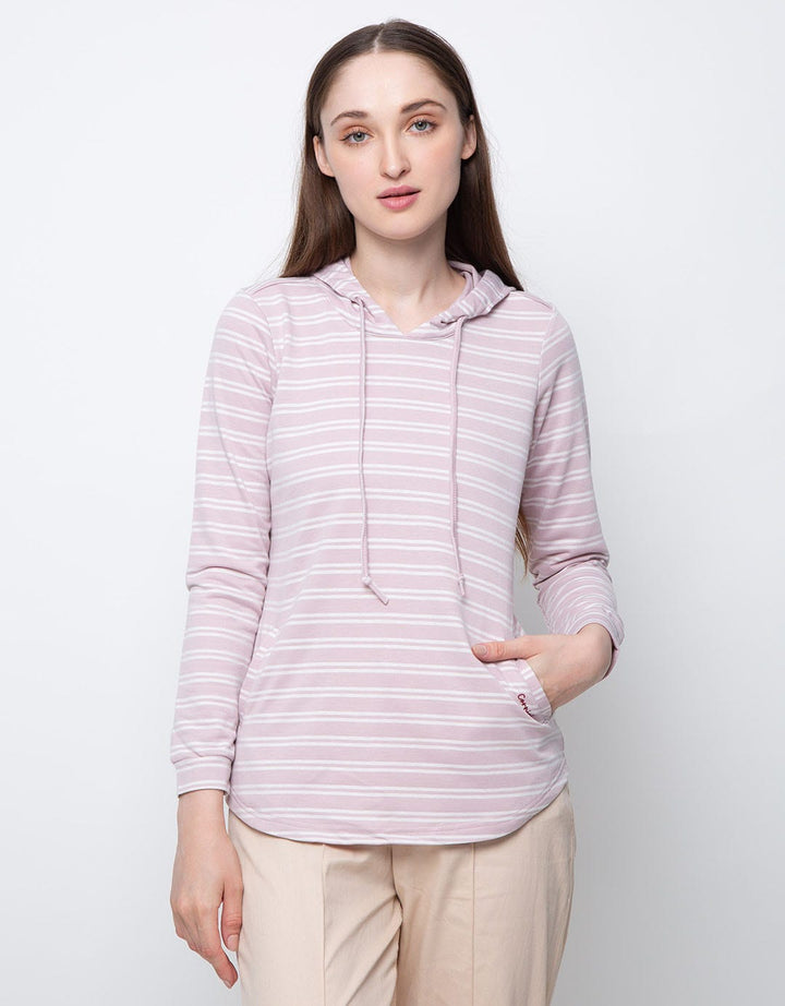 Corniche Hoodie Rose Tee