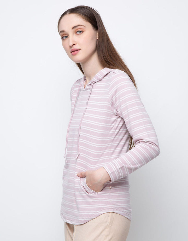 Corniche Hoodie Rose Tee