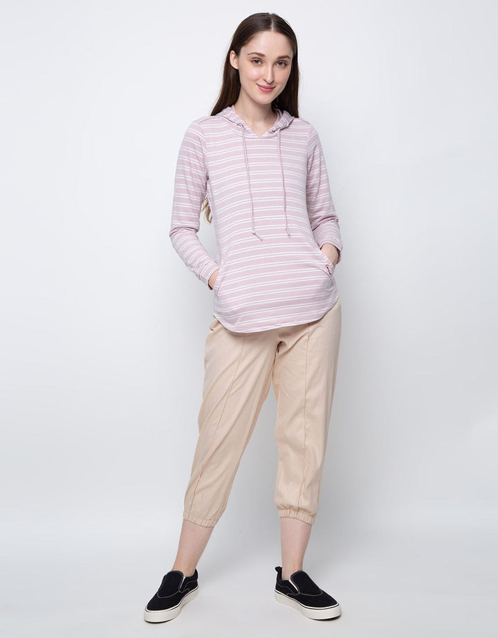 Corniche Hoodie Rose Tee