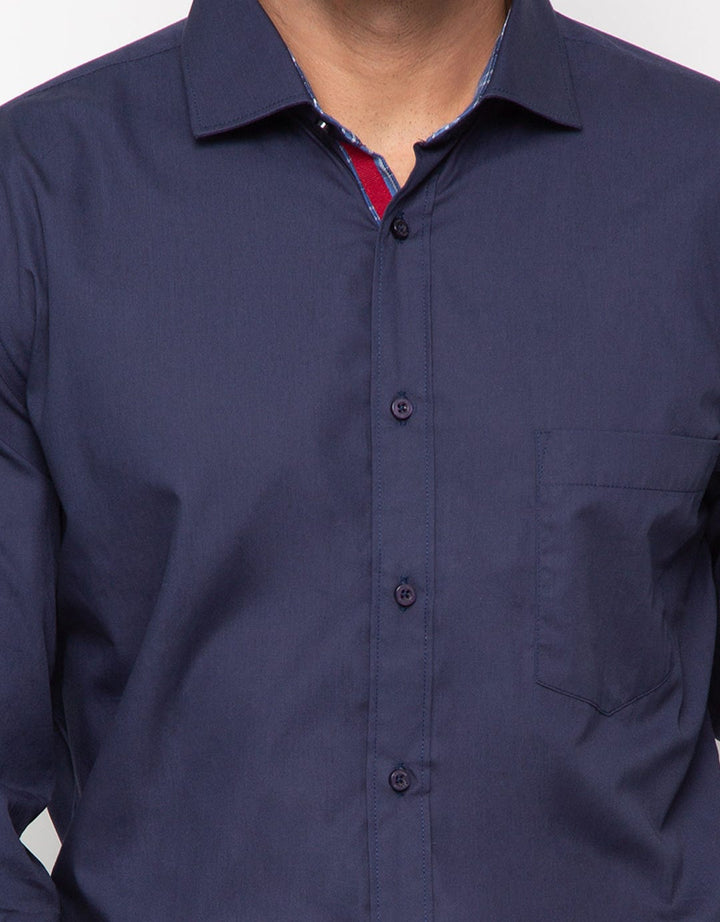 Edition Men Long Sleeve Essential Solid Woven Shirt