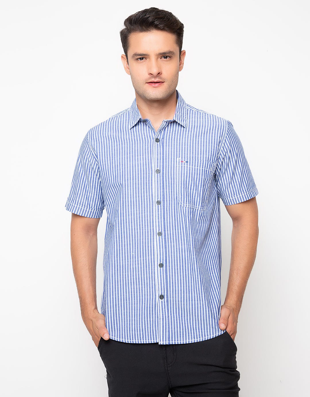 Emba Classic Kemeja Lengan Pendek Alexio Two