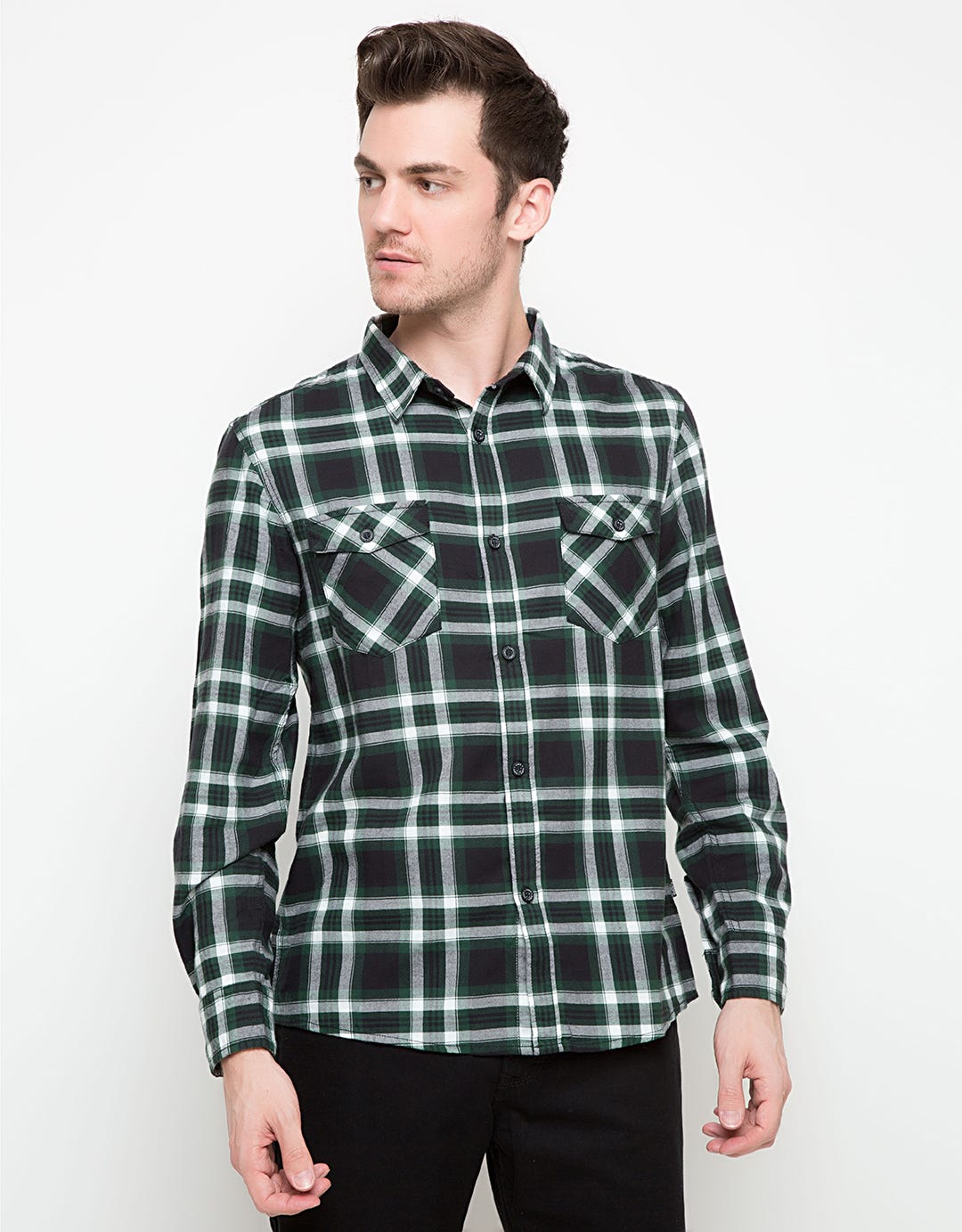 GAB'S Kemeja Print Checkers