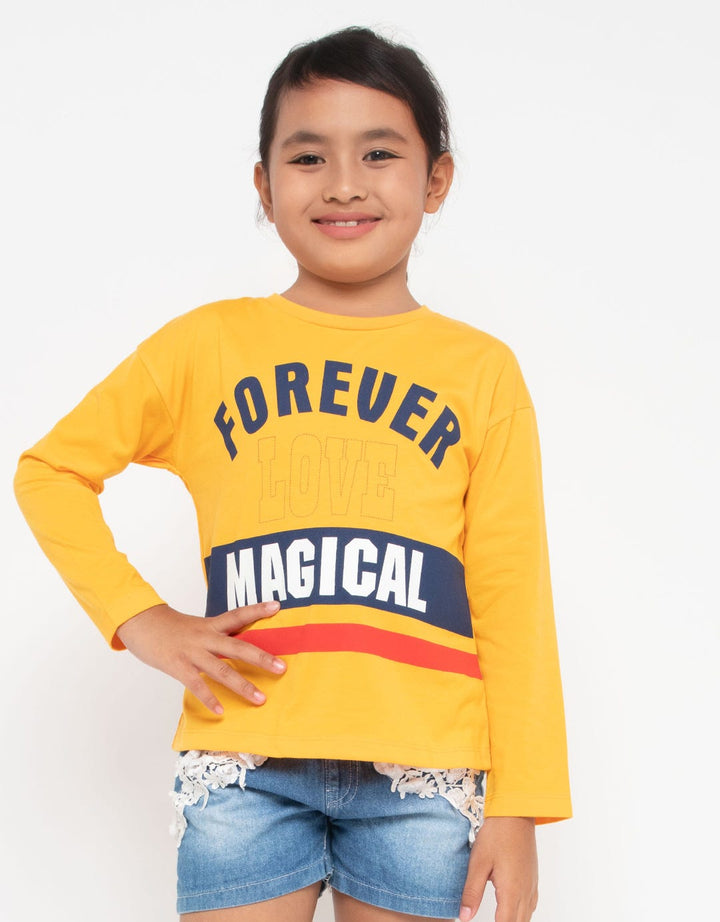 Jsp Girl T-Shirt Light Up 01 (5-14 Tahun)