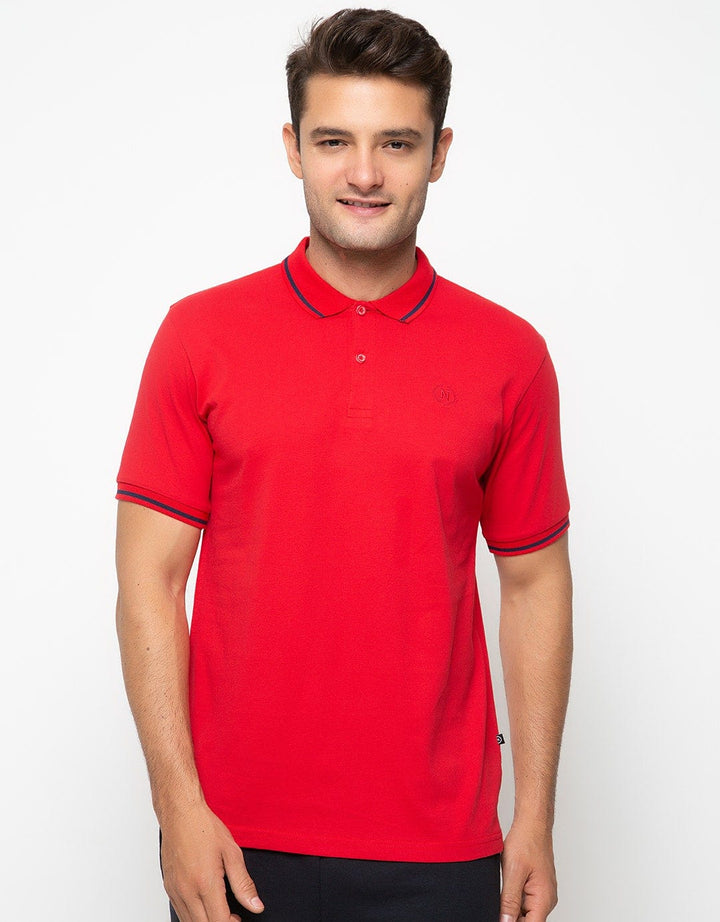 Nevada Single Jersey 20'S Enzim Kaos Polo Pria