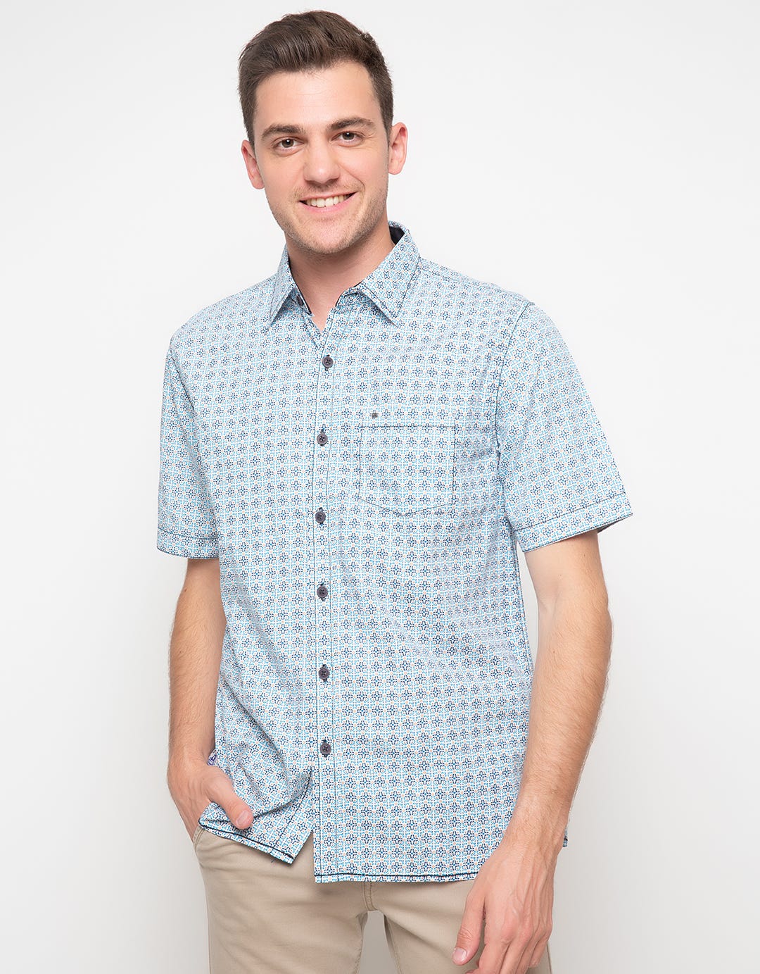 LGS Casual Short Sleeve Shirt Full Motif