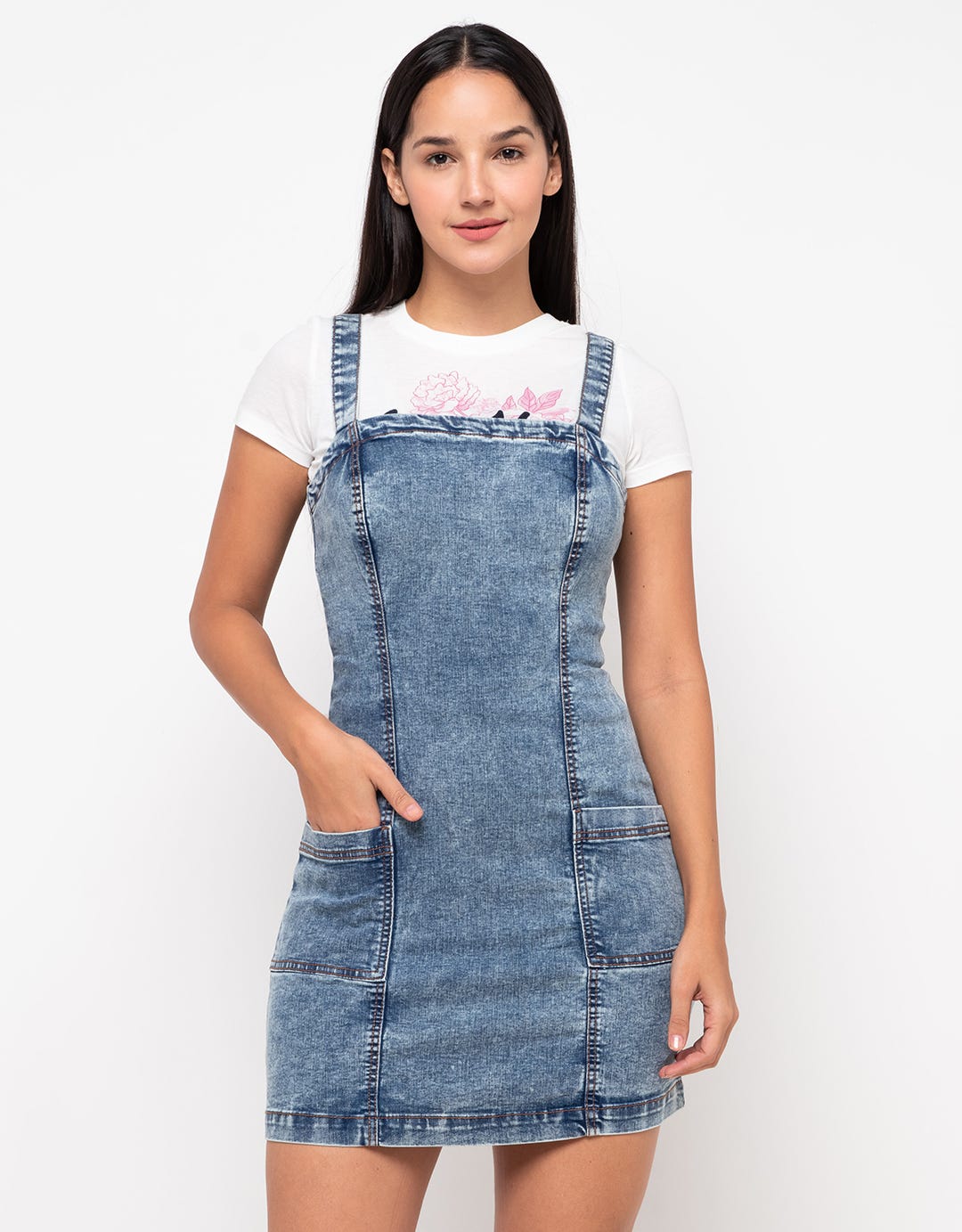 Jual Aeropostale Mini Dress Denim Belt Original –