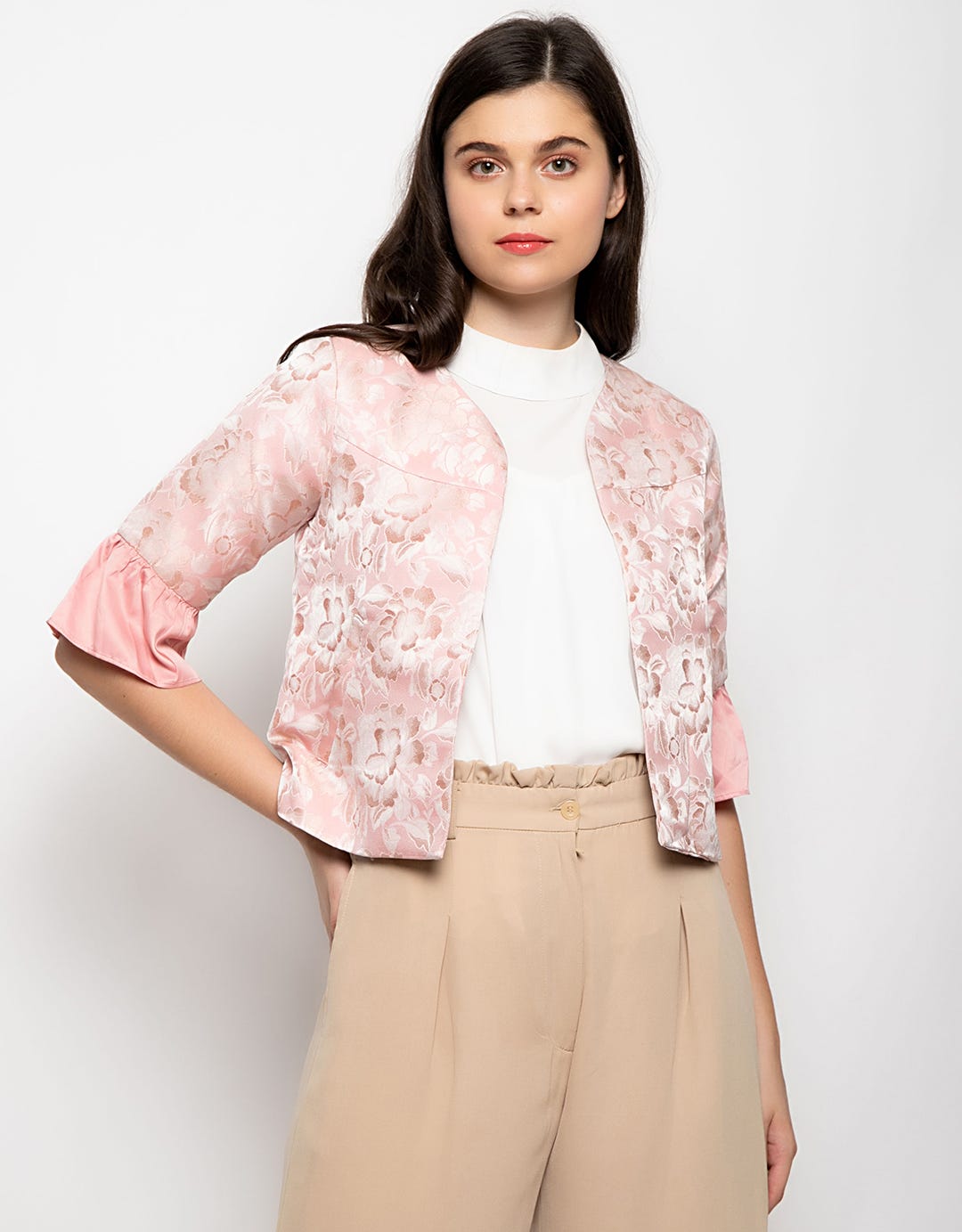 Minimal Rose Gold Jacket