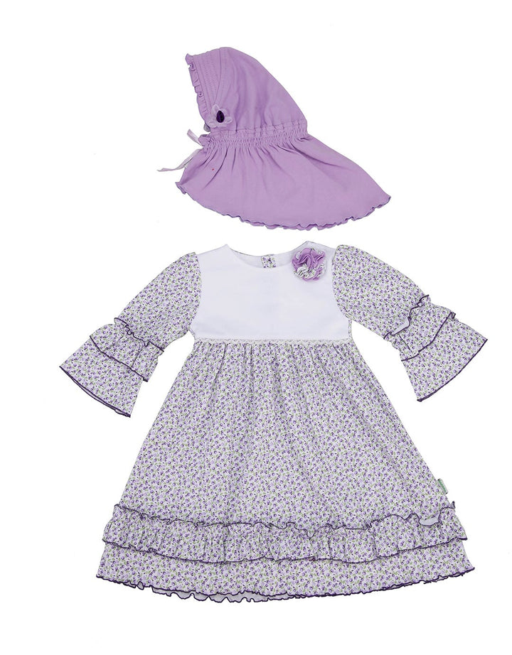 Banana Muslim Dress Floral Cherry Gamis