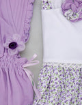 Banana Muslim Dress Floral Cherry Gamis