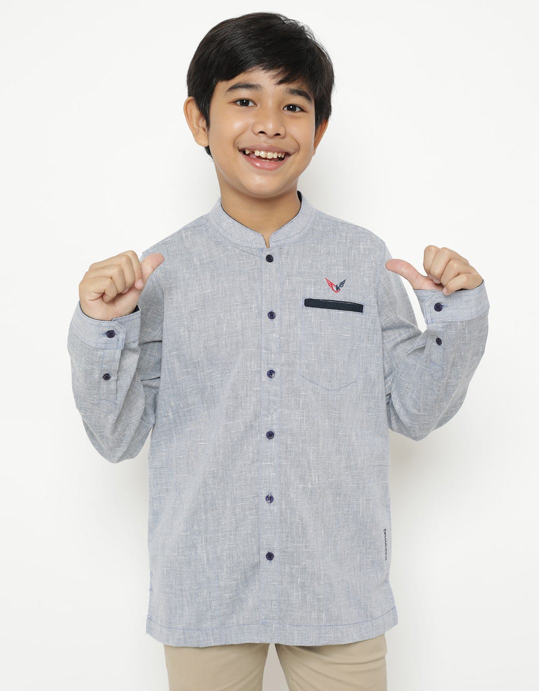 Cardinal Kids Boy Kemeja Koko Lengan Panjang Ran