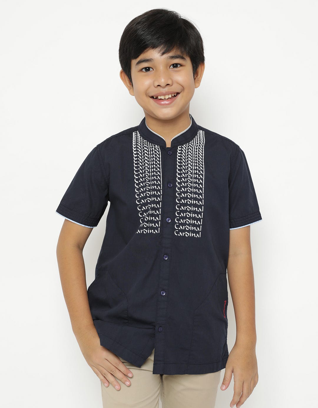 Cardinal Kids Boy Kemeja Koko Lengan Pendek Kip