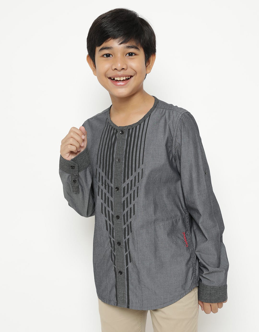 Cardinal Kids Boy Kemeja Koko Lengan Panjang